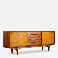 Henry Rosengren Hansen Henry Rosengren Hansen for Dyrlund Mid Century Danish Teak Credenza - 4456826