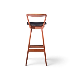 Henry Rosengren Hansen Rosengren Hansen for Brande M belfabrik Mid Century Teak Barstools Set of 4 - 4773699