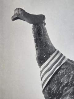 Henry Rox A Pork Chop Figure Diving Into a Frying Pan Photo Sculpture C 1944 - 4509877