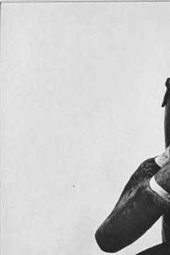 Henry Rox Art Critic Standing Figure Before Biomorphic Sculpture and Framed Composition  - 4507823