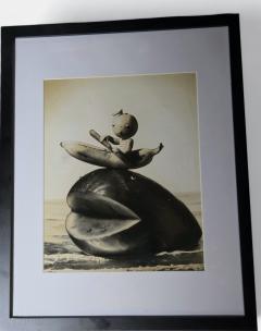 Henry Rox Banana Canoe on Watermelon Whale Vintage Silver Print c 1944 - 4509998