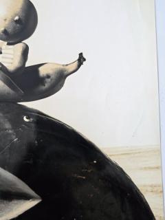 Henry Rox Banana Canoe on Watermelon Whale Vintage Silver Print c 1944 - 4509999
