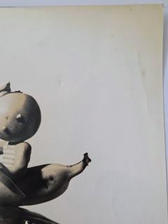 Henry Rox Banana Canoe on Watermelon Whale Vintage Silver Print c 1944 - 4510000