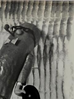 Henry Rox Henry Rox Art Critic Altered by Viewing Post War Abstract Painting 1948  - 4504853