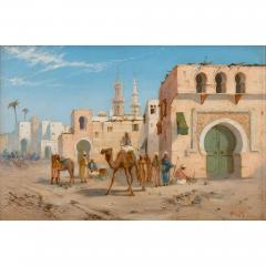 Henry Stanton Lynton Large 19th century British Orientalist oil painting by Henry Lynton Stanton - 4136415