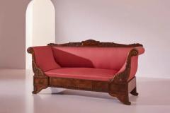 Henry Thomas Peters A carved walnut sofa with boat shaped form in the style of Henry Thomas Peters - 3662413