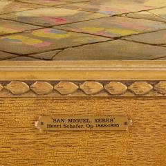 Henry Thomas Schafer Antique oil painting of a church interior by Henry Thomas Schafer - 4467171