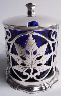 Henry Wilkinson Antique English Victorian Classical Sterling Silver Mustard Pot 1842 - 3987418