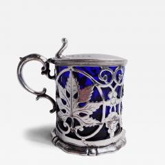 Henry Wilkinson Antique English Victorian Classical Sterling Silver Mustard Pot 1842 - 3988579