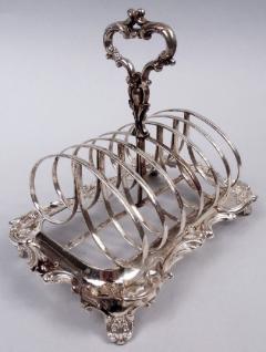 Henry Wilkinson Antique English Victorian Sterling Silver Toast Rack 1840 - 3806911