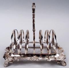 Henry Wilkinson Antique English Victorian Sterling Silver Toast Rack 1840 - 3806912