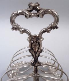 Henry Wilkinson Antique English Victorian Sterling Silver Toast Rack 1840 - 3806913