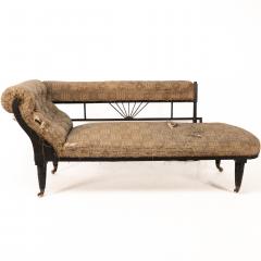 Henry William Batley H W Batley attributed An Anglo Japanese Ebonised Chaise Lounge or Day Bed - 4191844