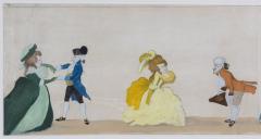 Henry William Bunbury A Long Minuet as Danced at Bath Engraving by Henry William Bunbury - 4478020