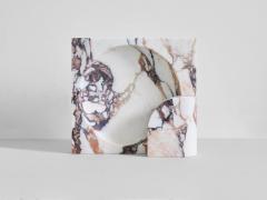 Henry Wilson Block Sconce in Calacatta Viola Marble by Henry Wilson - 1212108