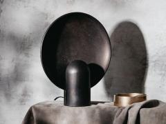 Henry Wilson SURFACE BLACK TRAVERTINE SCULPTED LAMP BY HENRY WILSON - 2380015