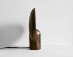Henry Wilson SURFACE BLACK TRAVERTINE SCULPTED LAMP BY HENRY WILSON - 2380016
