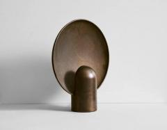 Henry Wilson SURFACE BLACK TRAVERTINE SCULPTED LAMP BY HENRY WILSON - 2380017
