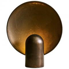 Henry Wilson SURFACE BLACK TRAVERTINE SCULPTED LAMP BY HENRY WILSON - 2380019