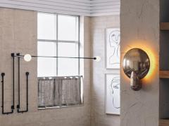 Henry Wilson Sculpted Bronze Sconce Light by Henry Wilson - 1212012