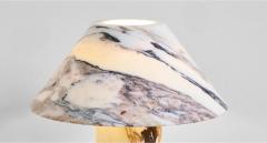 Henry Wilson Sculpted Calacatta Marble Lamp by Henry Wilson - 1400067
