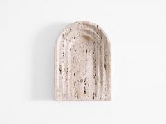 Henry Wilson White Travertine Stone Dish by Henry Wilson - 1212240