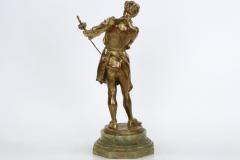 Henryk Kossowski Henryk Kossowski Jr French 1855 1921 Bronze Sculpture LArmurier  - 733934