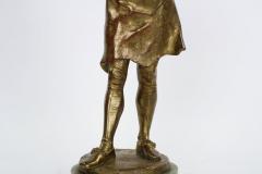 Henryk Kossowski Henryk Kossowski Jr French 1855 1921 Bronze Sculpture LArmurier  - 733936