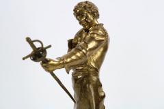 Henryk Kossowski Henryk Kossowski Jr French 1855 1921 Bronze Sculpture LArmurier  - 733937