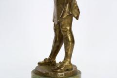 Henryk Kossowski Henryk Kossowski Jr French 1855 1921 Bronze Sculpture LArmurier  - 733938