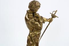 Henryk Kossowski Henryk Kossowski Jr French 1855 1921 Bronze Sculpture LArmurier  - 733941