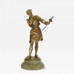 Henryk Kossowski Henryk Kossowski Jr French 1855 1921 Bronze Sculpture LArmurier  - 734526
