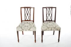 Hepplewhite Hand Carved Mahogany Dining Chairs - 2786077