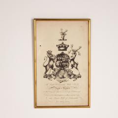 Heraldic Crest Baron of Harwich circa 1880 - 2562080