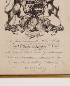 Heraldic Crest Baron of Harwich circa 1880 - 2562081