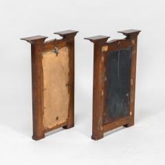 Herbert Davis Richter Pair of Arts Crafts Oak Pictures in the Original Frames - 4189559