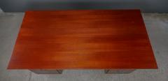 Herbert Hirche 1950s Herbert Hirche Teak Steel Desk for Holzapfel Germany - 2325555