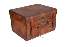 Herbert Johnson Edwardian Leather Hat Box By Herbert Johnson Of London - 3768557