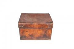 Herbert Johnson Edwardian Leather Hat Box By Herbert Johnson Of London - 3768559