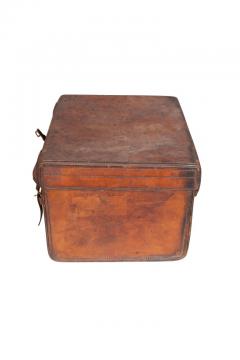 Herbert Johnson Edwardian Leather Hat Box By Herbert Johnson Of London - 3768561