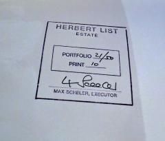 Herbert List Complete Herbert List Editioned Portfolio Zeitlupe Null - 4484692