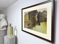 Herbert Tauss Vintage Computer Original Artwork Love in the Computer Room - 4607740