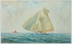 Herbert Walter Herbert Walter Oake Susanne racing off Cowes - 2038242