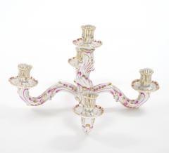 Herend Hungarian Hand Painted Gilt Decorated Five Arms Tableware Candelabra - 3810736