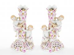 Herend Hungarian Hand Painted Gilt Decorated Five Arms Tableware Candelabra - 3810739