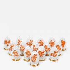 Herend Hungarian Porcelain Tableware Salt Pepper Service 16 Pieces - 3182243