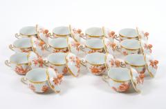 Herend Porcelain Herend Hungarian Porcelain Covered Pot De Creme Service 12 People - 3179870