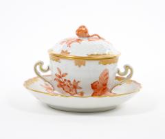 Herend Porcelain Herend Hungarian Porcelain Covered Pot De Creme Service 12 People - 3179873