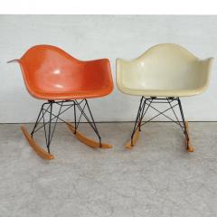 Herman Miller 1 Herman Miller Parchment Shell Fiberglass RAR Rocker by Eames - 2795400