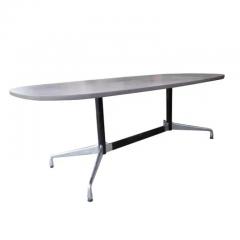 Herman Miller 7 ft Vintage Herman Miller Eames Racetrack Light Grey Conference Table - 3651574